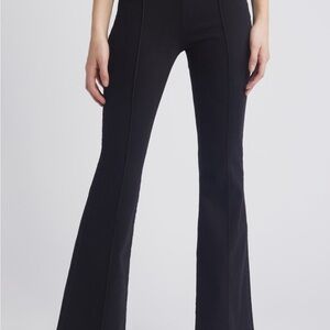 Frame Denim Classic Black Wide Leg Jeans